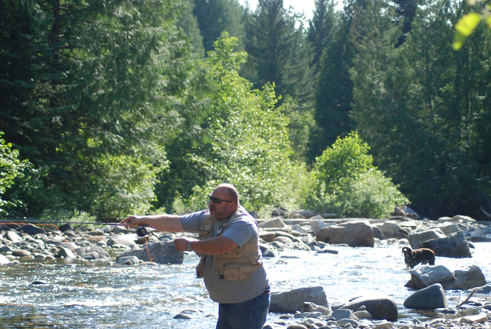 Elmira Pond Spotter Fishing Grouse Creek