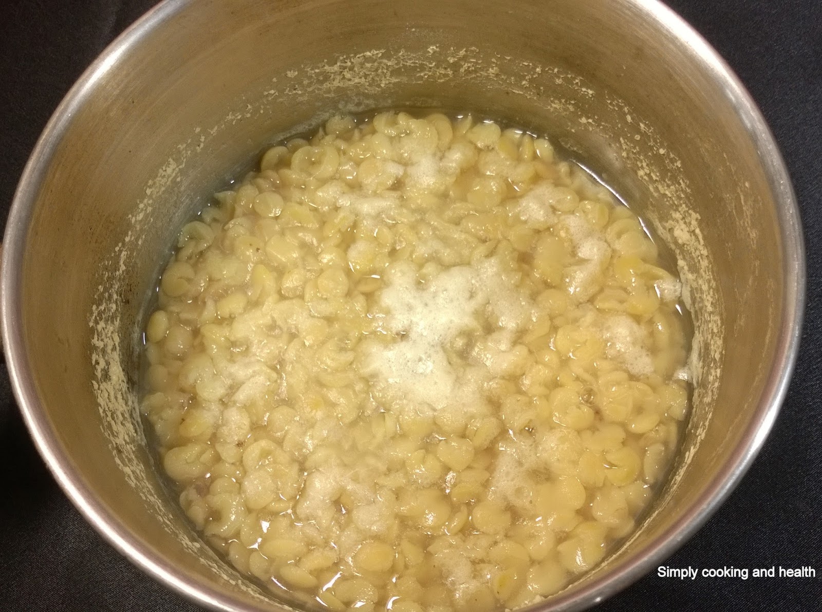 Simply Cooking and Health Rice with pigeon pea in coconut milk and