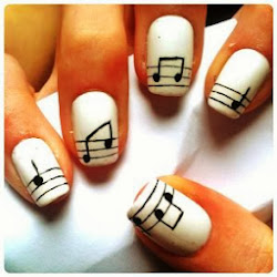 nail nails designs note simple band short nailart concert lovely easy cool arts notes pretty diy polish idea stylish manicure
