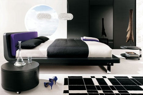 Minimalist Interiors: Black Bedroom Ideas