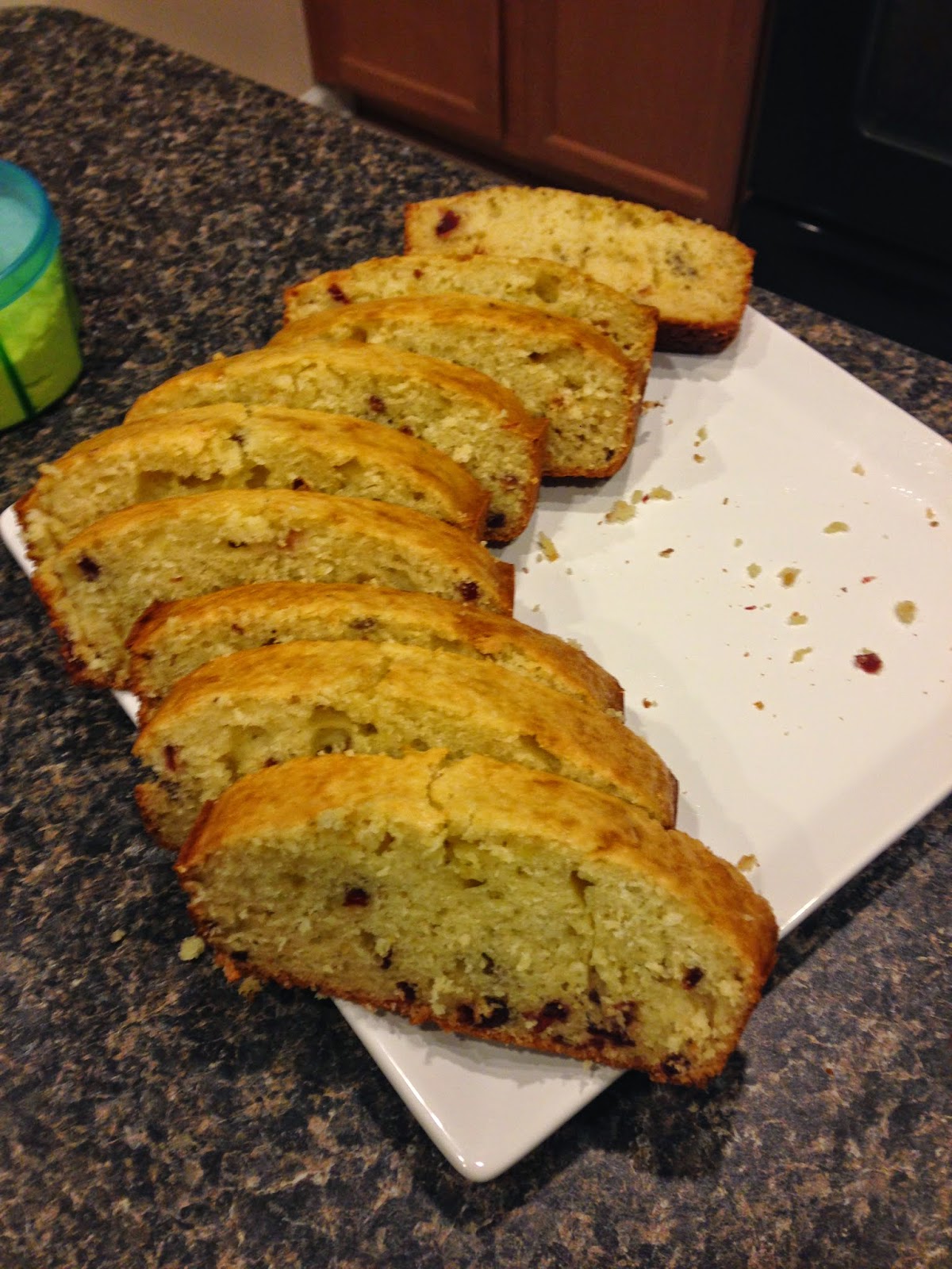 clean eating cranberry bread
