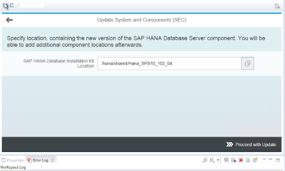 SAP HANA REVISION UPDATE – SPS10