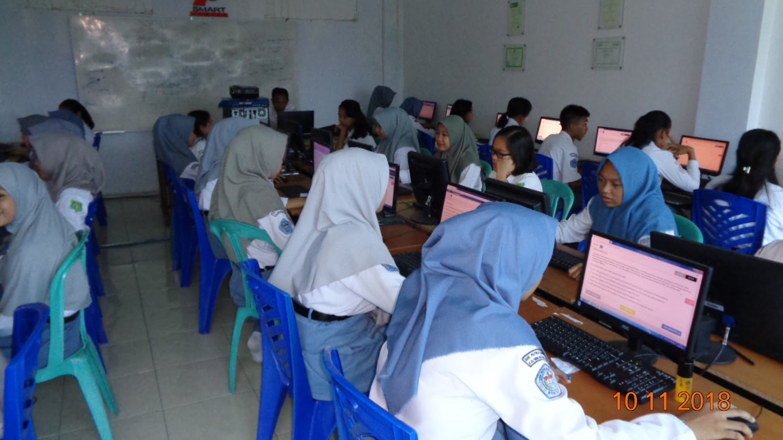 Pelaksanaan Try Out 1 SMKS Putra Bangsa Bontang