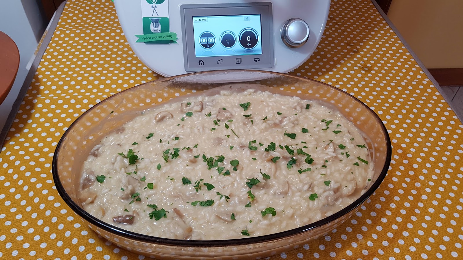 Video ricette bimby Risotto con i funghi bimby per TM5 e TM31