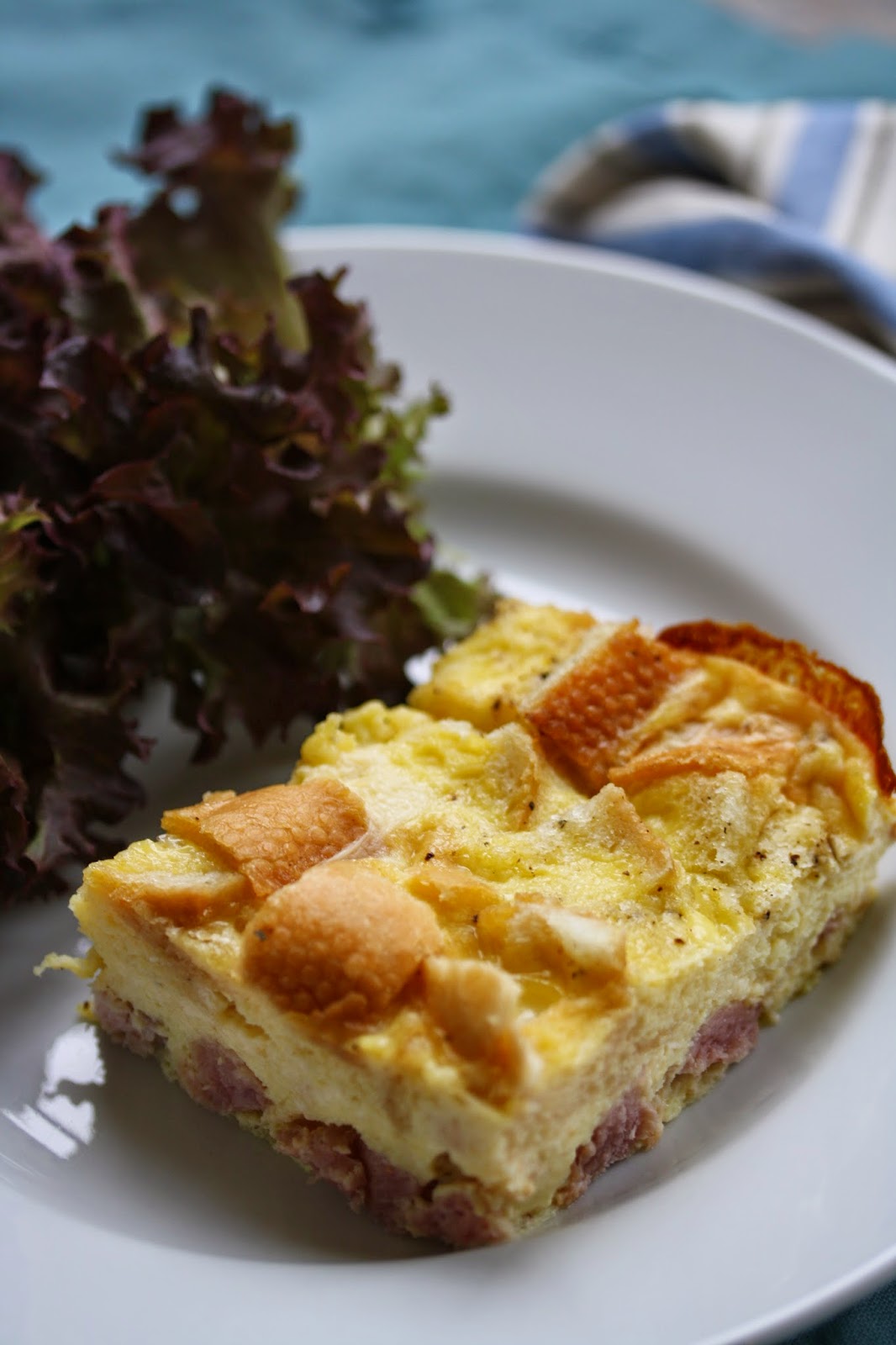 Hot Dinner Happy Home Ham and Cheese Oven Omelette