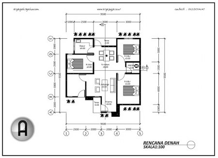 Denah Rumah Sederhana 3 Kamar Tidur 2013 | Holisgokilz's CORPORATION