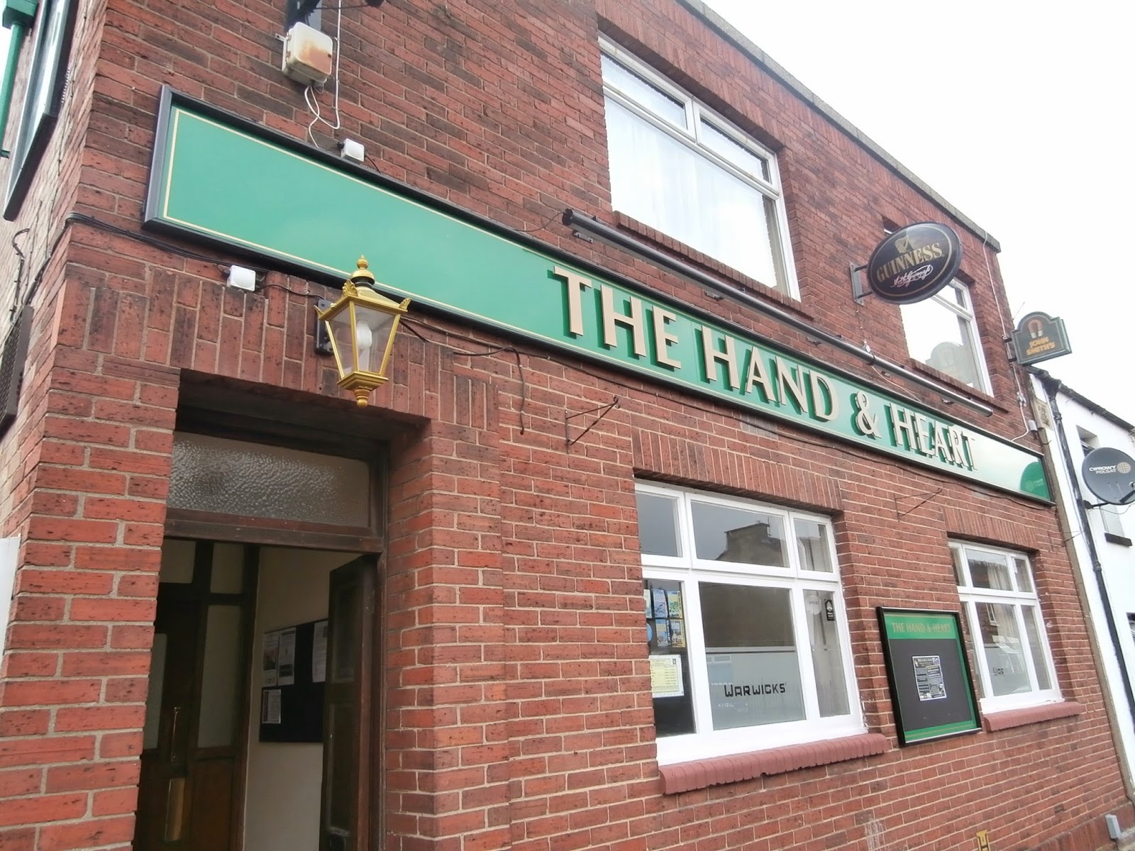 Beers, Steam and Nationals The Hand and Heart in Peterborough