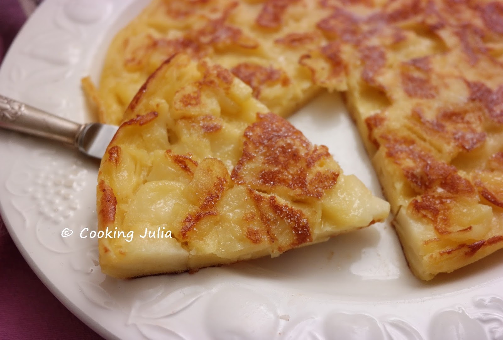 COOKING JULIA : BEIGNET AUX POMMES À LA POÊLE
