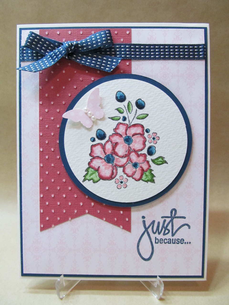 Savvy Handmade Cards: Floral Just Because Card