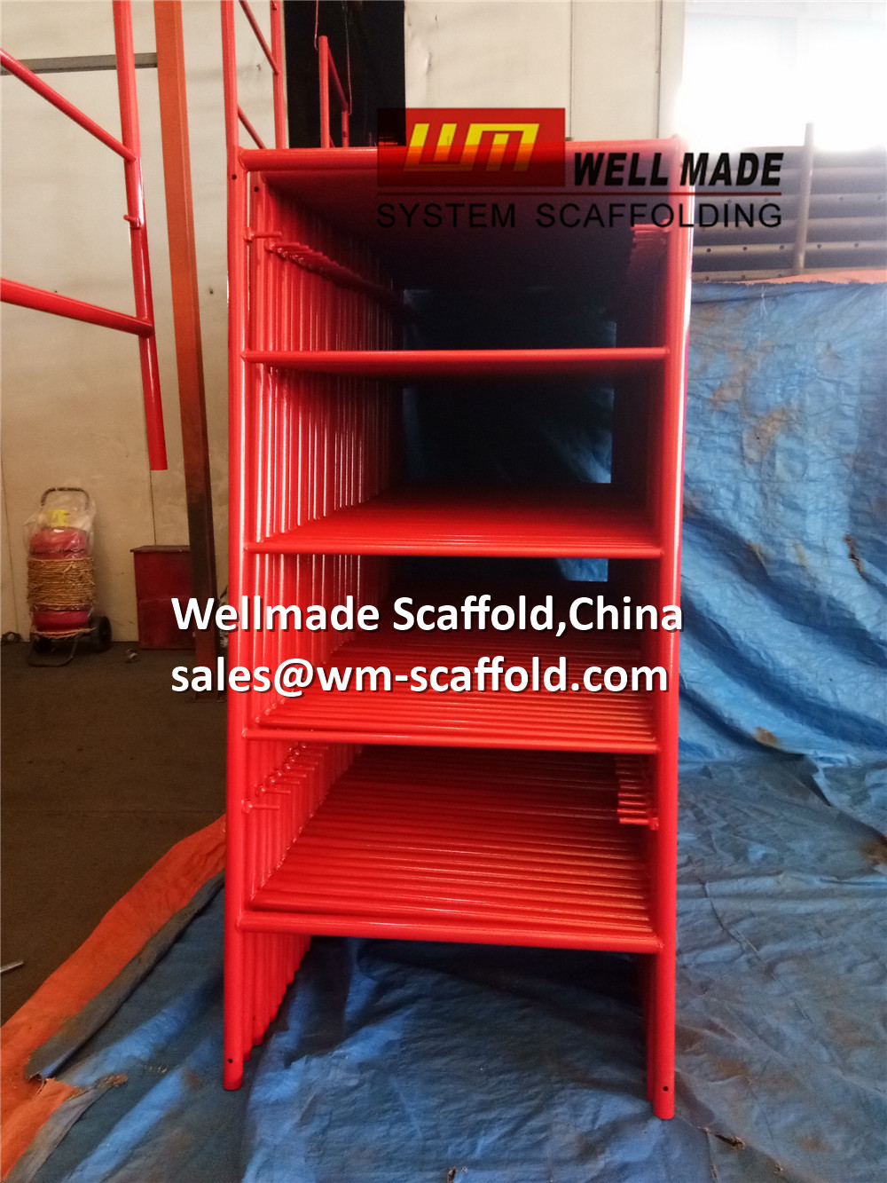 Formwork Scaffolding Materials 3'x6'7" Scaffolding Ladder Frame to