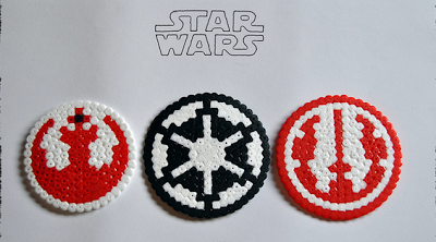 Pack x 4 Posavasos Mdf con base de corcho STar Wars GENERICO