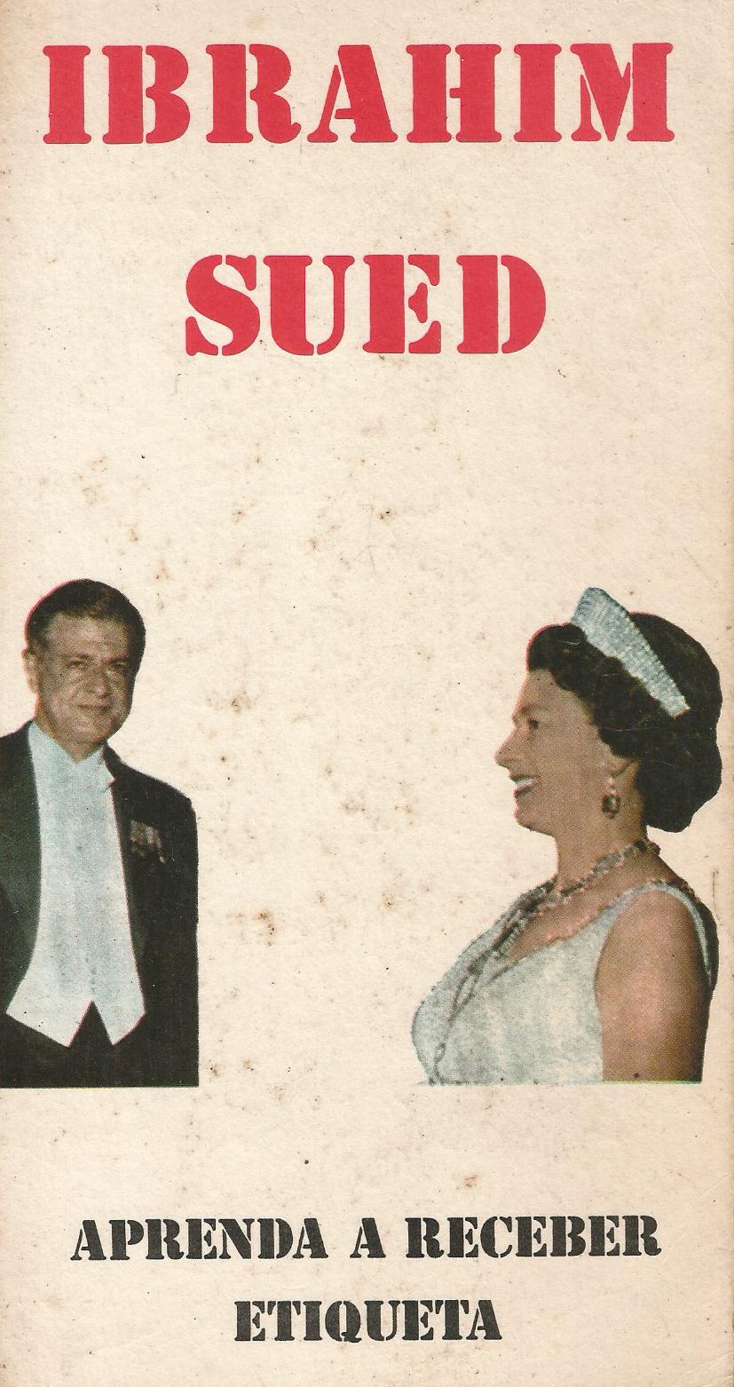 Antiguinho A Rainha Elizabeth II e Ibrahim Sued Antiguinho A Rainha Elizabeth II e Ibrahim Sued