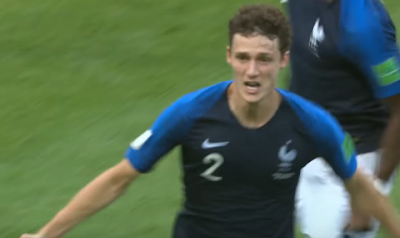 هدف الفرنسى بافارد فى مرمى الأرجنتين الأجمل فى كأس العالم 2018