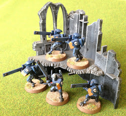 tau paint tutorial 40k scheme skin junk hand battlesuits similar