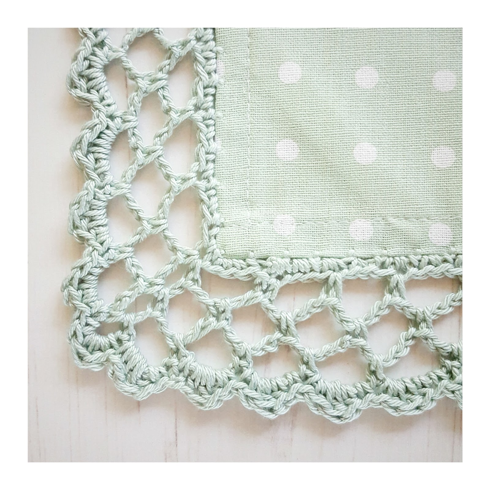 Crochet Tea Party Tea Towel Edging
