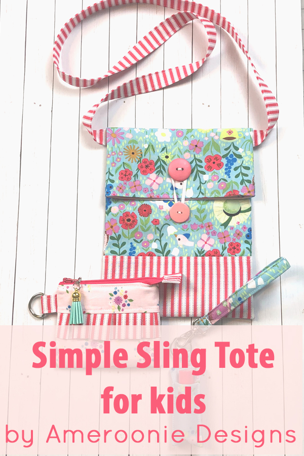 How to Sew a Small DIY Sling Bag for Kids | Ameroonie Designs