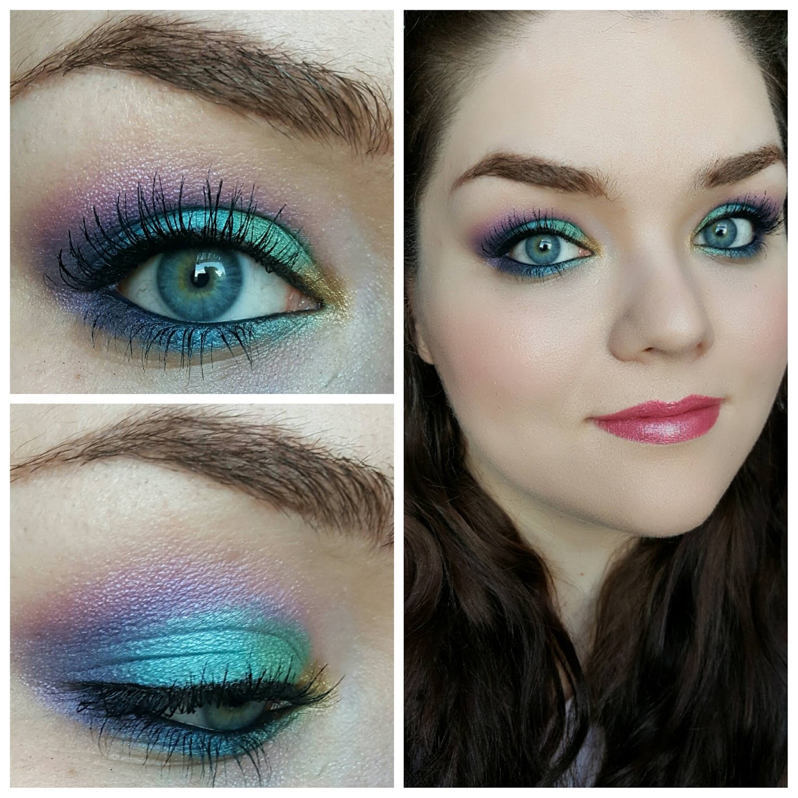 Easy Rainbow Eye Tutorial The Decadence Diaries