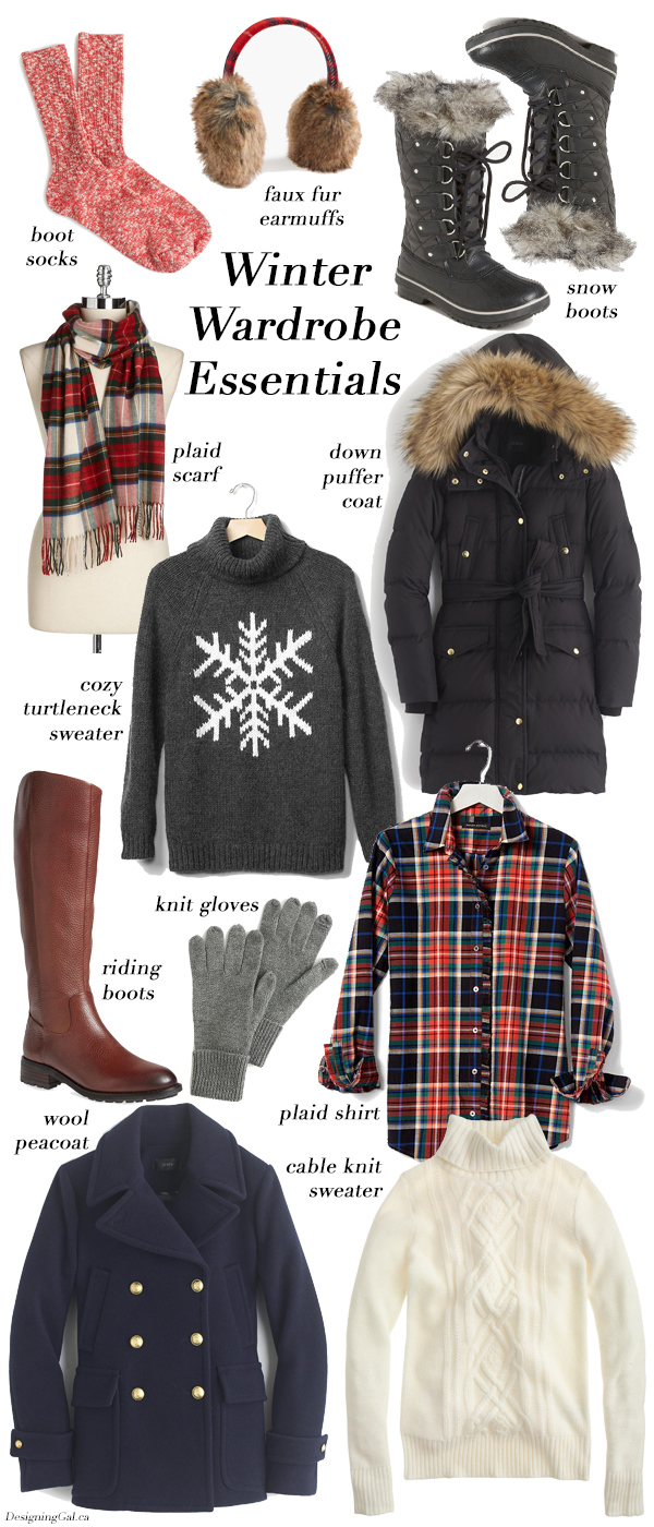 Winter Wardrobe Essentials | Designing Gal
