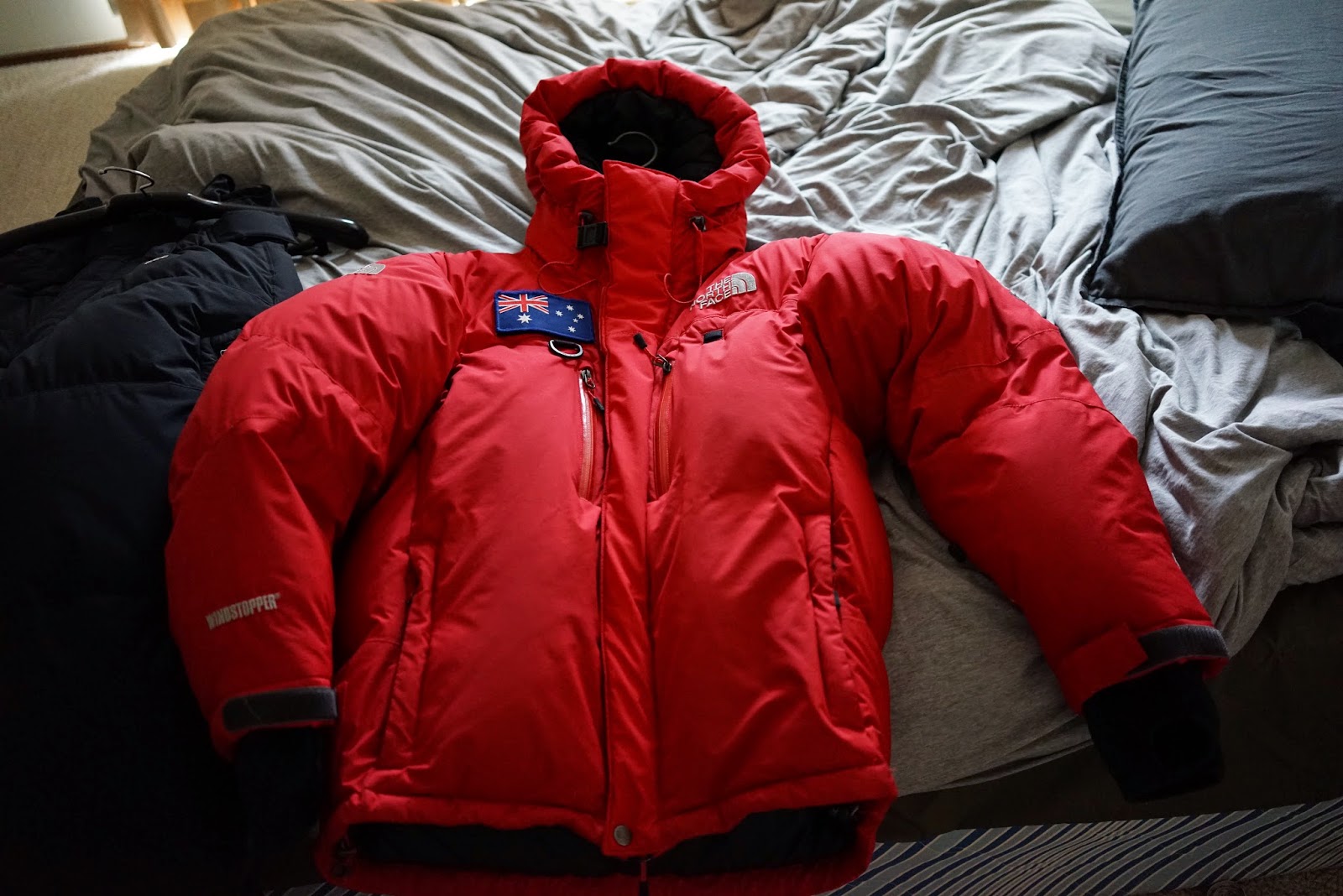 original himalayan windstopper down jacket