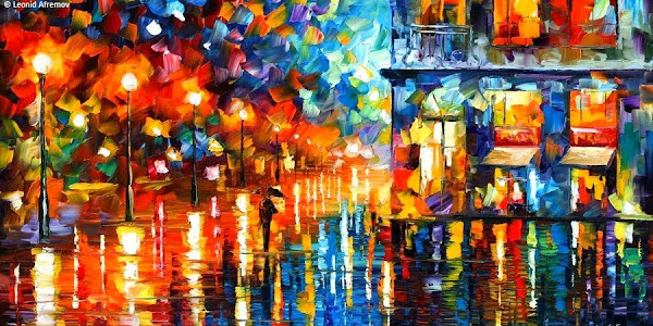 10 Most Beautiful Abstract Paintings by Leonid Afremov invites endless admiration