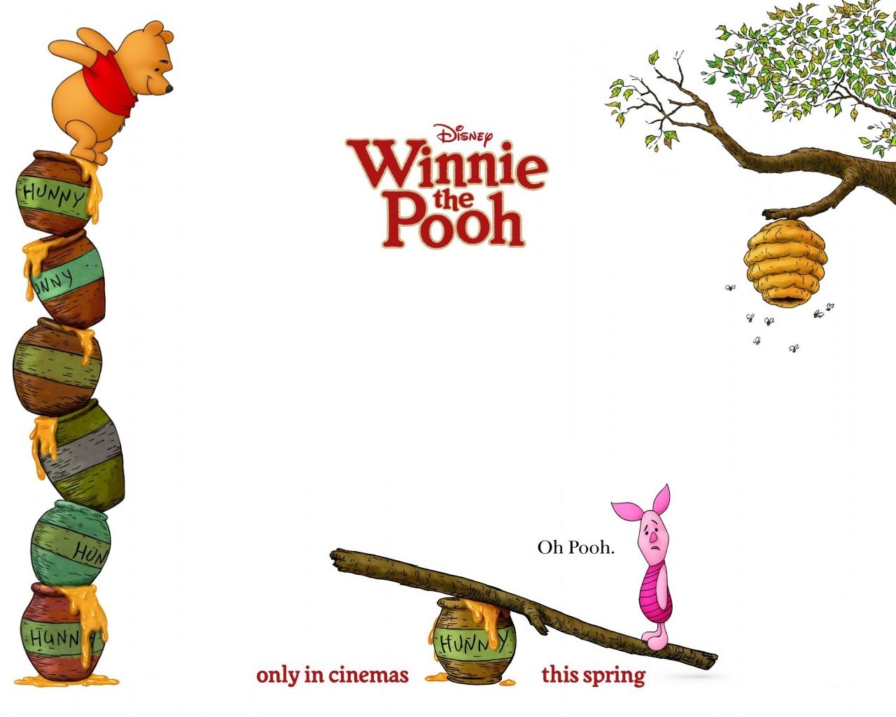 Classic Winnie the Pooh Wallpaper.
