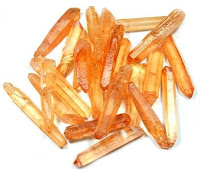 tangerine quartz crystals tangerine quartz crystals