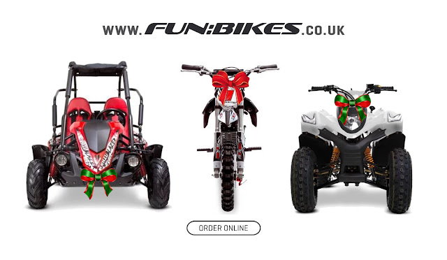 funbikes gt80 trail blazer 200cc blue midi off road buggy