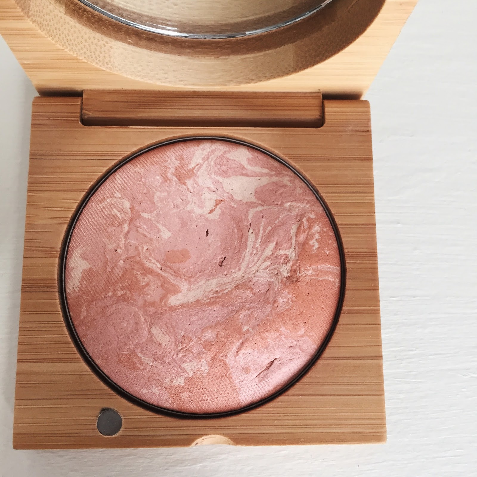 antonym baked blush in peach review organic makeup brand
