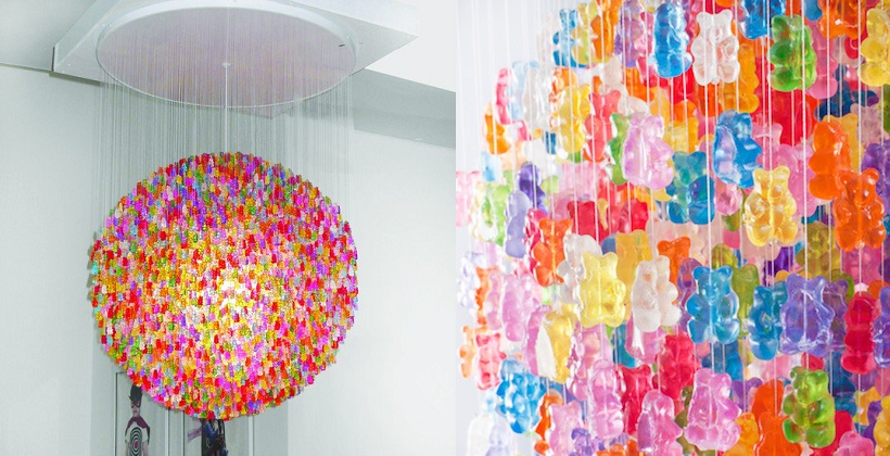 Making of the Candelier, a Gummy Bear Chandelier | Jenny&rsquo;s Noodle