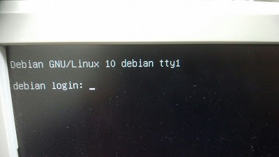 PC(Linux)の画面