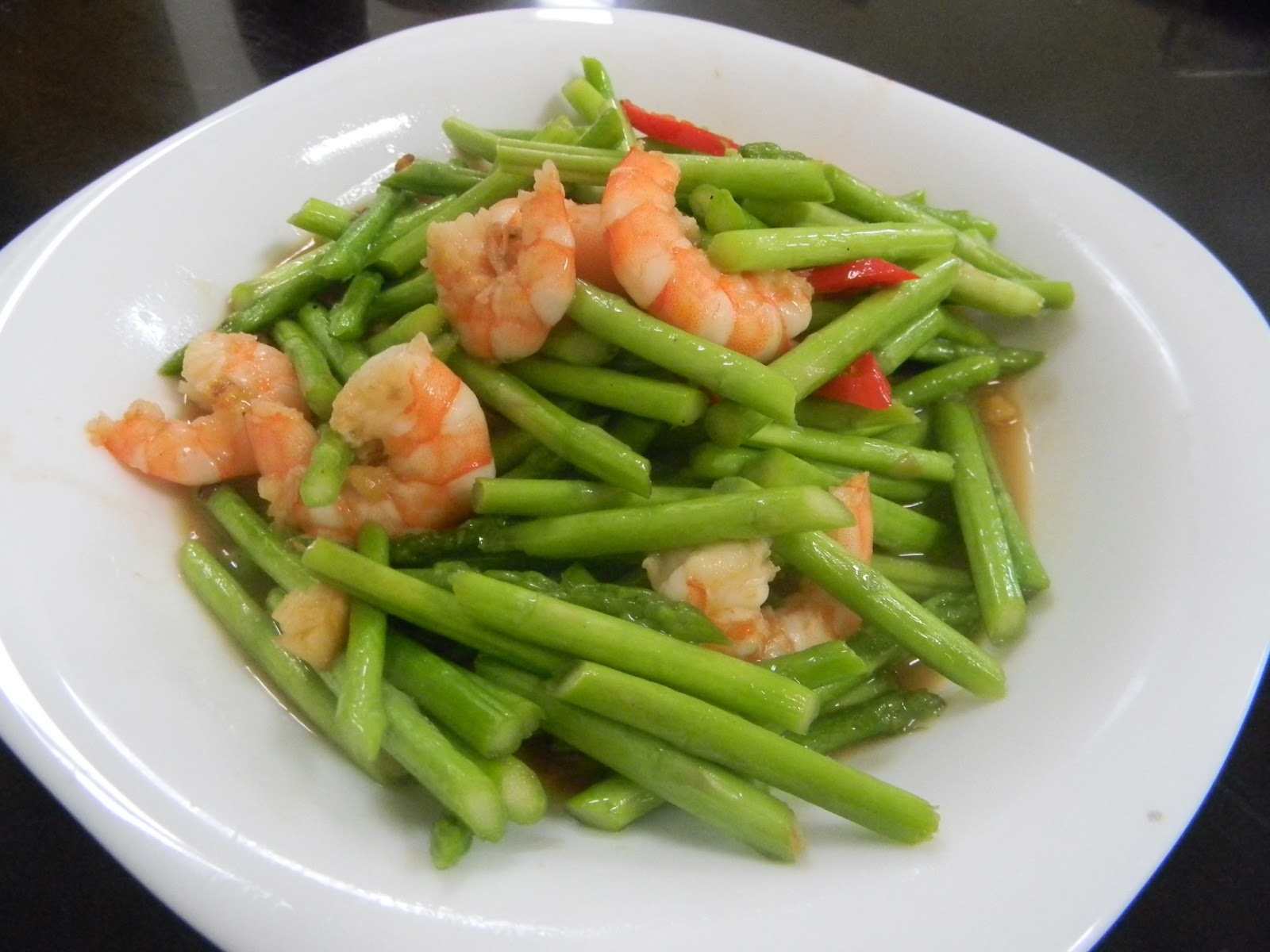 I have cooked. Asparagus cooked. had cooked.