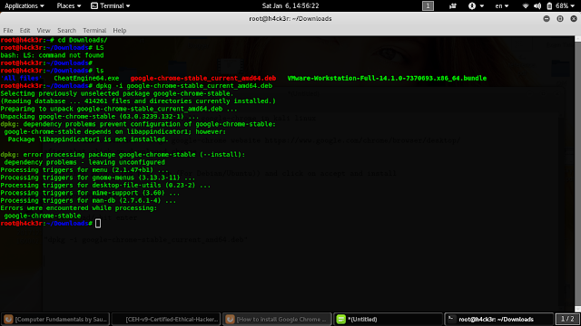 install chrome on kali install chrome on kali