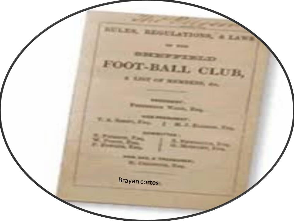 FUTBOL MUNDIAL REGLAS DE SHEFFIELD PARA EL FUTBOL