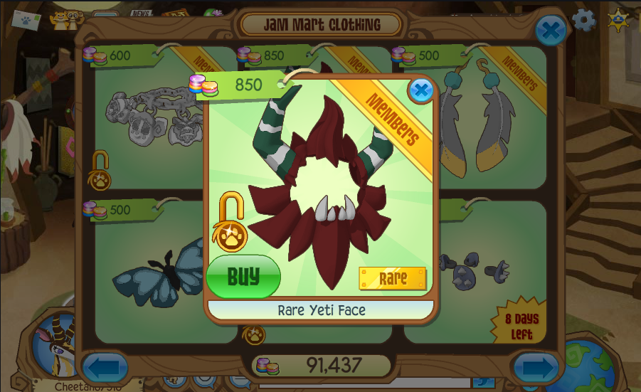 Animal Jam Graphic Central! Jamaaliday Hedge + Rare Yeti Face