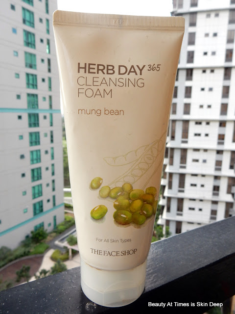 The Face Shop Herb Day Mung Bean Cleansing Foam