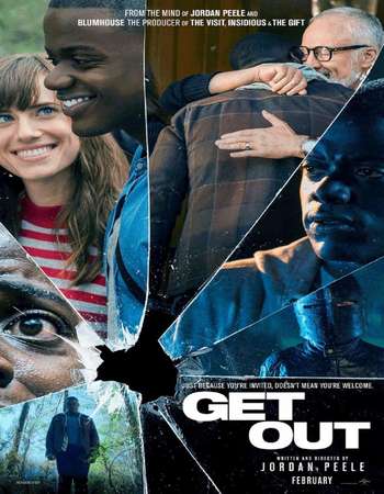 Poster Of Get Out 2017 English 700MB HDCAM x264 Free Download Watch Online downloadhub.in