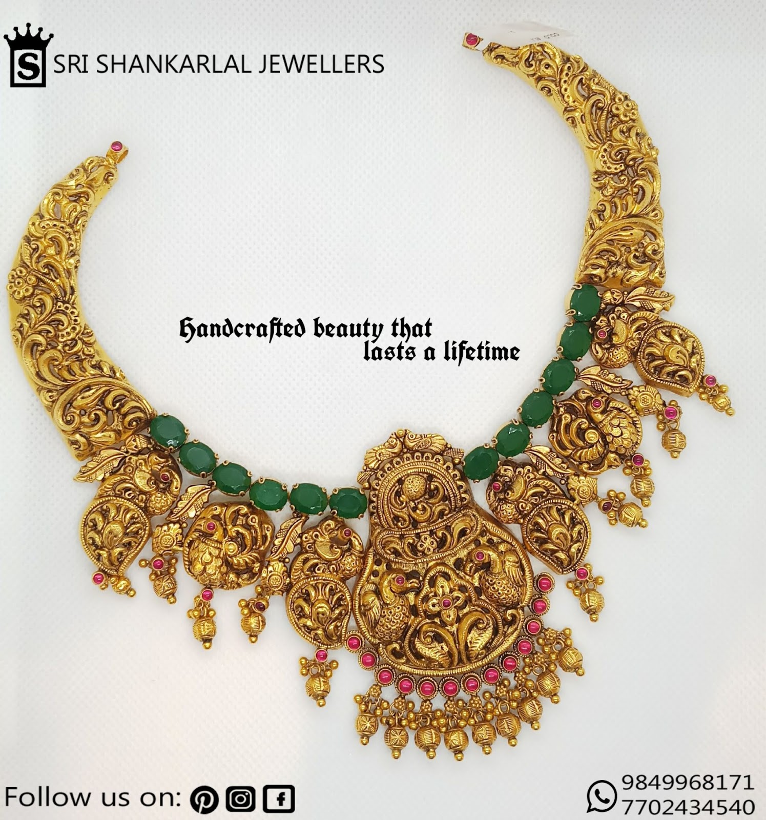 Nakshi Work Mango Choker by Shankarlal Jewellery Designs