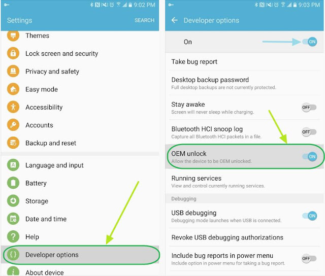 Allow The Device to be OEM unlocked Allow The Device to be OEM unlocked