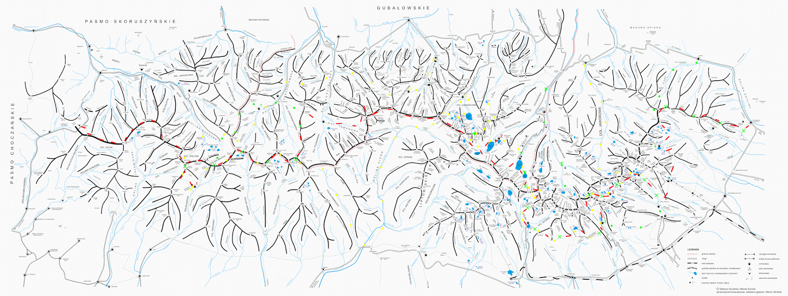 Карпатские горы карта