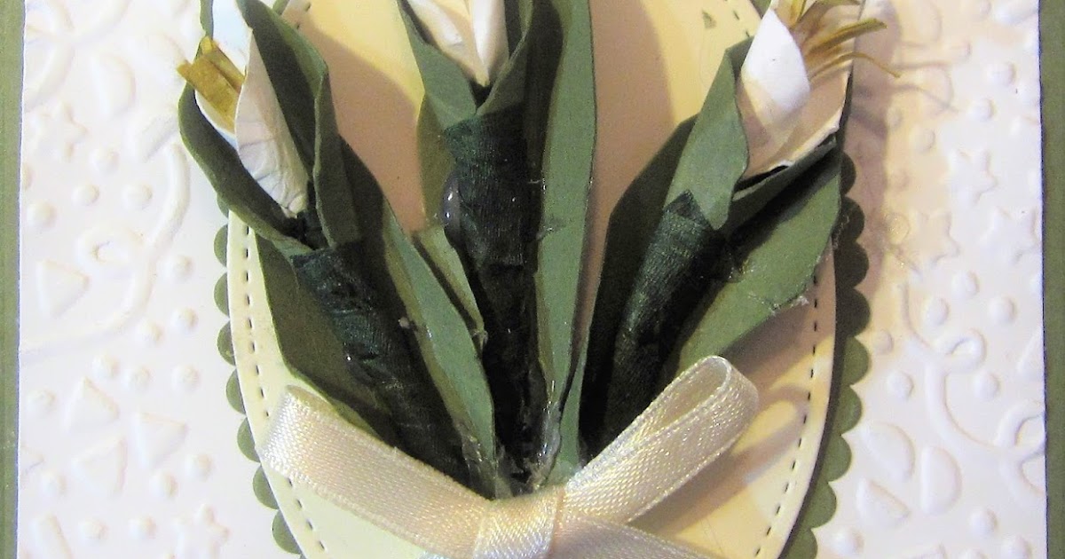 Crafty Maria's Stamping World Calla Lily Easter Card