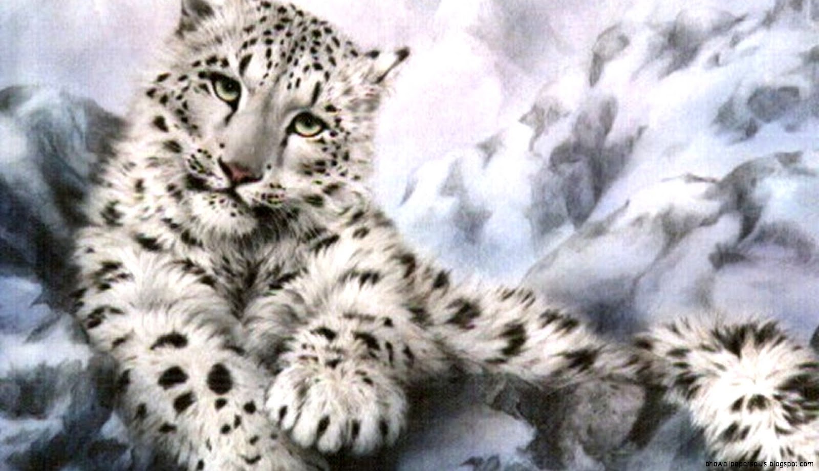 Anime Snow Leopard