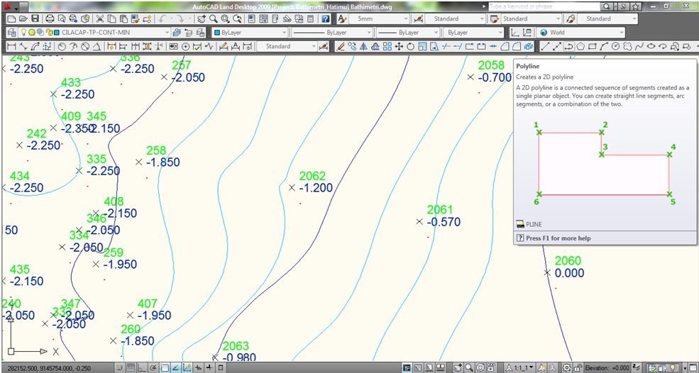 Membuat Cross Section Dan Keterangan Grid Part I Yuwono