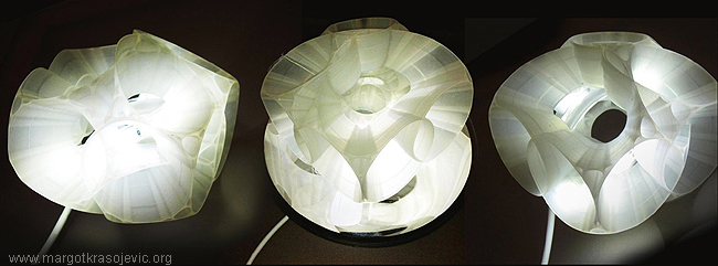 Orbital Magnetic Levitating LED Table-lamp design by Margot Krasojevic