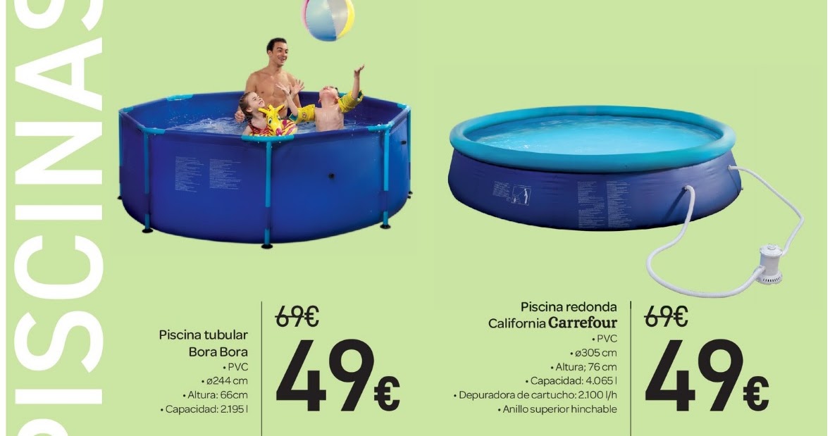 Carrefour Catalogo : piscinas