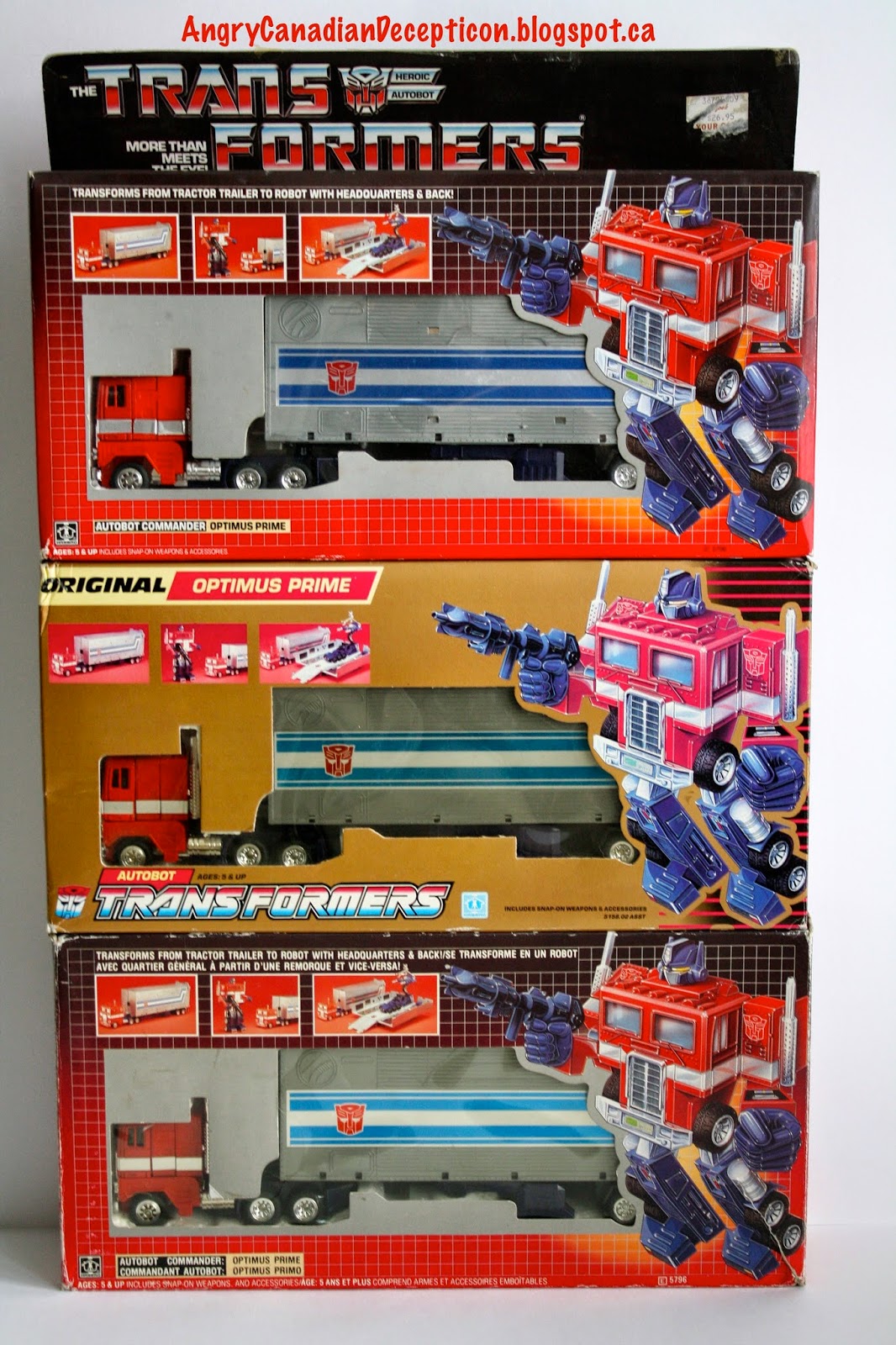 A Transformers Blog My Life In Collecting U.S. , European & Canadian