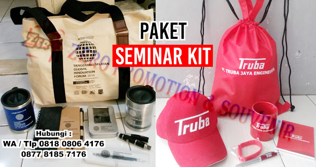 Jual Paket Seminar Kit Murah dan Unik goodiebag /tas seminar kit, block note seminar kit, pulpen seminar kit, gift set, topi seminar kit, tali name tag