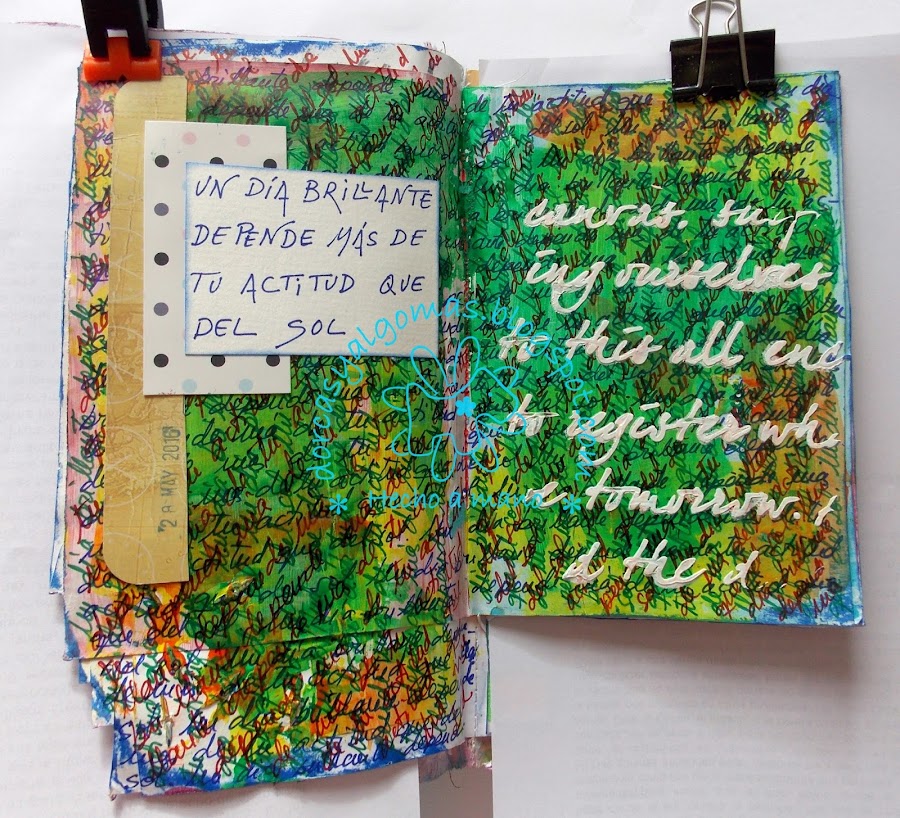 http://dorcasyalgomas.blogspot.com.es/2017/01/art-journal-un-dia-brillante.html