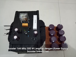 Booster 144 Mhz Tabung 300 W Lengkap dengan Power Supply