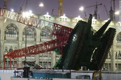 Ini Foto-Foto Setelah Jatuhnya Crane di Masjidil Haram Mekah
