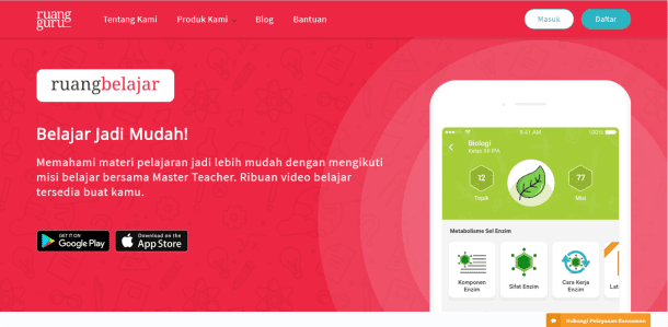 belajar jadi mudah di ruangbelajar ruangguru